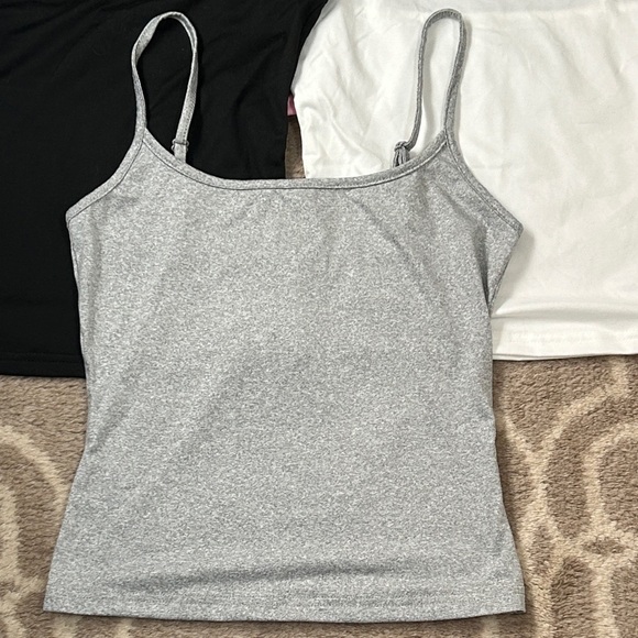 Women's Camisole Tops - Black, Pink, Navy, White, Gray - Picture 6 of 6